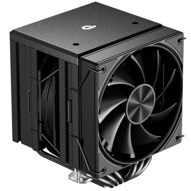 upHere CPU Cooler Air, Dual Tower CPU Cooler with 120mm PWM Fan,6 Heat Pipes CPU Air Cooler for AM5/AM4/AM3, Cooler for PC Compatible with Intel LGA 1851/1700/1150/2011/2066/1151/1155/1156(Black) - Image 1
